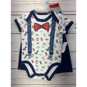 Duck Duck Goose Size 6-9 months Boys 3 Piece Shorts Set With Socks‎
